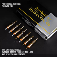 Jarum Cartridge Tato Sekali Pakai Premium Ambition Custom Grosir 20 pcs 0.25mm 0.3mm 0.35mm Steril Aman RL RS M1 RM