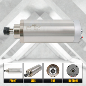 Hltnc tốc độ cao 24000rpm làm mát bằng nước 400Hz 3.7kW er20 220V 13A kim loại phay động cơ trục chính cho <span class=keywords><strong>CNC</strong></span> - Product Image 3