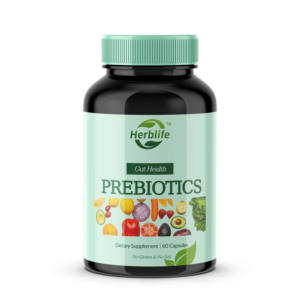 Food for Good Probiotics, Complemento de probióticos, 60 cápsulas de prebióticos para la salud digestiva, intestinal e inmunológica - Product Image 1
