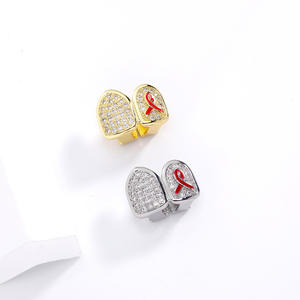 Temus, série de bagues en zircon à <span class=keywords><strong>double</strong></span> ensemble, best-seller, tendance et personnalisée, avec glaçure colorée, pour un usage quotidien en Europe - Product Image 2