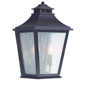 Lampada da parete per esterni a due luci in bronzo antico HMS XL - Product Image 2