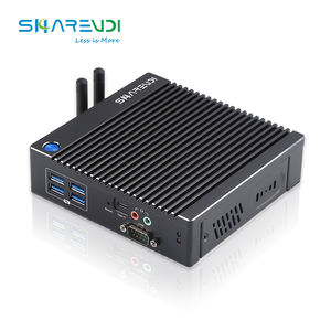 Mini PC sin ventilador IOT <span class=keywords><strong>de</strong></span> borde ultra compacto, <span class=keywords><strong>estación</strong></span> <span class=keywords><strong>de</strong></span> <span class=keywords><strong>trabajo</strong></span> N3150 J6412 para POS KIOSK, señalización <span class=keywords><strong>Digital</strong></span>, Mini PC Industrial sin ventilador Dual Nic - Product Image 2