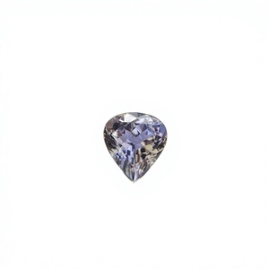 Tanzanite naturelle certifiée non chauffée multicolore, taille cœur, Zoisite Tanzanite naturelle 1,68 carat, clarté loupe - Product Image 1