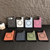 Étui de téléphone portable de luxe en PU antichoc pour Ultra Fold Cover, design étoile Spring Link, support magnétique (14 Plus 13 Pro)