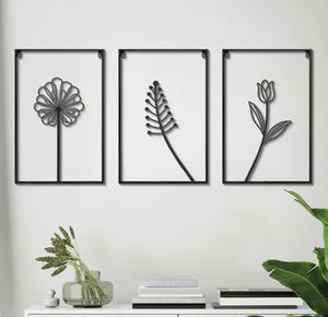 Décoration murale moderne de salon abstraite en fer forgé pour canapé série TV fond d'entrée tenture murale en métal durable - Product Image 4