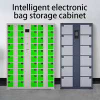 Casier intelligent extérieur en métal personnalisé pour la livraison en libre-service, reconnaissance faciale, station de livraison express, armoire intelligente pour bagages