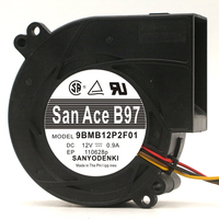 SANYO 9BMB12P2F01 DC12V 0.90A 97*95*33MM 9733 9CM Bantalan Bola Ganda Inverter Frekuensi Kipas Pendingin Turbin Blower