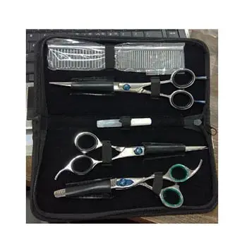 Dog Grooming Kéo Set Với Bomb Pet Làm Sạch & Grooming Sản Phẩm Grooming Công Cụ Chất Lượng Cao Dog Grooming Shears Cho Chó