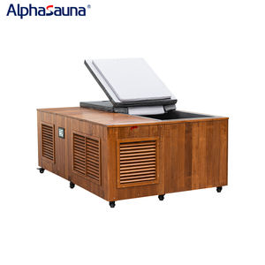 Enfriador de baño de hielo opcional Ozono Crculation Refrigeración por agua Gimnasio Bañera de hielo <span class=keywords><strong>Efecto</strong></span> de grano de <span class=keywords><strong>madera</strong></span> Remojo - Product Image 2