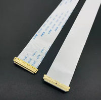 Kabel Flat Ribbon FFC FPC LCD Notebook Single Head EDP 20454 20453 Pitch 0.5mm 30Pin 250mm Isolasi PVC