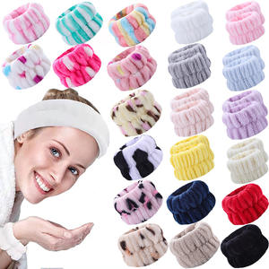 Set Headband dan Wristband untuk Mencuci Muka, Headband Spa, dan Headband untuk Mencuci Wajah untuk Wanita dan Gadis - Product Image 3
