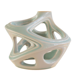 Vente en gros de grotte à poissons en céramique blanche minimaliste, ornement d'aquarium lisse, aquarium personnalisé pour aquascapes design et décoration intérieure - Product Image 1