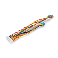 Cable JST PH 2.0 de 10 pines, arnés de cableado de 1 a 3 ramificaciones, conector de 4 pines rojo, verde azulado y azul, cable AWM para controlador de vuelo de drones RC y sensor IoT