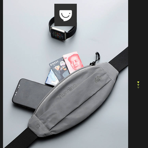 Riñonera Reflectante de Nailon, Impermeable, para Teléfono Móvil, para Deportes al Aire Libre, Correr, Cinturón Pequeño para Trotar - Product Image 6