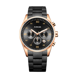 1Customized Luxury Stainless Steel Miyota <b>Automatic</b> Mechanical Water Resistant Chronograph Men's <b>Watch</b> Pointer Dial 20mm Band - Product Image 3
