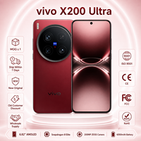 Smartphone 5G vivo X200 Ultra, neuf, original, processeur octa-core, écran AMOLED 6,82 pouces 120 Hz, double SIM, triple caméra 200 MP, téléphone portable intelligent 5G