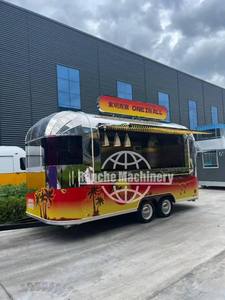 Remolque de Comida Comercial Fabricado en China, Camión de Comida Móvil con Equipamiento de Cocina, Carrito de Pizza y Helados - Product Image 2