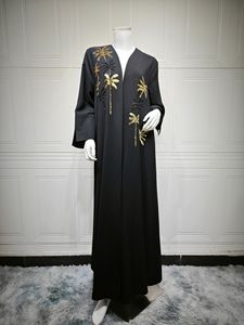 Abaya transpirable con bordado de lentejuelas elegante para mujer al por mayor 2026 - Product Image 4
