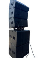 Altavoces de Línea Activa A15 Focus y Subwoofer de 21 Pulgadas con Amplificador para Sistema de Sonido Exterior