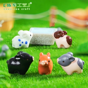 Mini accessoires décoratifs DIY pour aménagement paysager, motif cochon mignon et parfumé, pour le commerce transfrontalier - Product Image 2