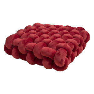 Cuscino Nordico Intrecciato Quadrato in Peluche per Divano, Cuscino Decorativo per Finestra a Bovindo - Product Image 4