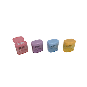 Taille-crayon en plastique pour enfants, taille-crayon coloré bon marché pour l'école - Product Image 1