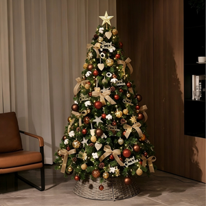 High Quality Lightweight LED <strong>Christmas</strong> <strong>Tree</strong> LED Display Screen Warm White 500-1000 Lights Pine <strong>Cones</strong> Standing Plug-In Home Party - Product Image 4
