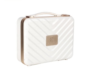 OEM/ODM di alta qualità di plastica iniezione trucco <span class=keywords><strong>valigia</strong></span> specchio illuminato alla moda custodia pratico scomparti contenitore cosmetico - Product Image 1