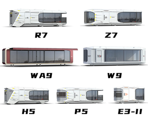 Casa Cápsula Espacial Móvil, Panel Compuesto de Aluminio, Hotel Móvil Multifuncional Todo en Uno para Exteriores, Contenedor de Vivienda para Exportación - Product Image 6