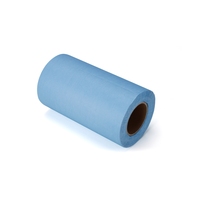 20*25cm 200 pièces par rouleau bleu non pelucheux essuyage rouleau lingettes rouleau pour nettoyer les Surfaces
