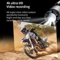 1080P Full HD caméra de fusil de chasse étanche WiFi Sport Action portée montée sur le corps pour casque de tir en argile monté pour Airsoft Clam