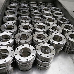 หน้าแปลนแบบแผ่นเรียบขัดเงา คาร์บอนสแตนเลส PN16 PN25 RF FF ขนาด DN50 DN100 ขนาดสั่งทำได้ อุปกรณ์เชื่อมต่อท่ออุตสาหกรรม - Product Image 4