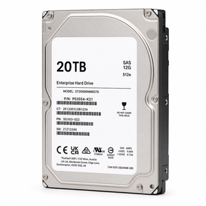 P53555-K21 Disco Duro HDD de 20 TB, SATA 6G, Crítico para Negocios, 7.2K LFF SC Helium 512e ISE, Multi-Vendor - Product Image 1