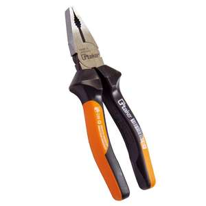 Pince universelle en acier au carbone à becs pointus Poignée en PVC/plastique certifiée VDE-pour le bricolage et l'utilisation industrielle Prise en charge de la personnalisation OEM - Product Image 1