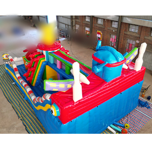 Château <span class=keywords><strong>gonflable</strong></span> avec toboggan Inflatables de parc de rebond intérieur sautant des videurs gonflables pour les enfants - Product Image 6
