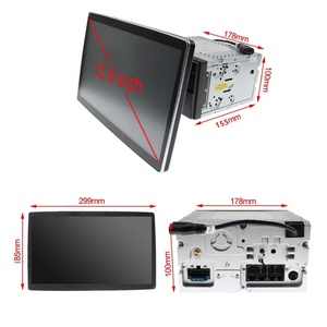 NaviHua 12.8" Android 8.1 <b>System</b> 4+32G 2 Din 360 Degree Rotating for Universal Tesla Machine Screen Multimedia Navigator - Product Image 4