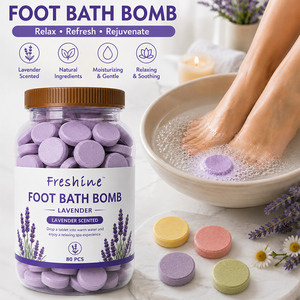Comprimés effervescents à dissolution rapide pour bain de pieds, bombes de spa pour pédicure et manucure, usage en salon de beauté - Product Image 1