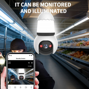 Smart Graffiti Bulb <b>Camera</b> 1080p Night Vision Voice Intercom App Control Home <b>Security</b> Surveillance <b>Light</b> - Product Image 3