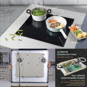 DOOPEN Vente directe usine ODM OEM Table de cuisson à induction 3 brûleurs 3,7 kW 31 pouces encastrable avec commande coulissante - Product Image 5