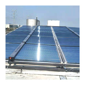 Chauffe-eau solaire à plaque plate en acier inoxydable, thermosiphon passif, installation sur toit incliné, économie d'énergie, usage commercial - Product Image 5