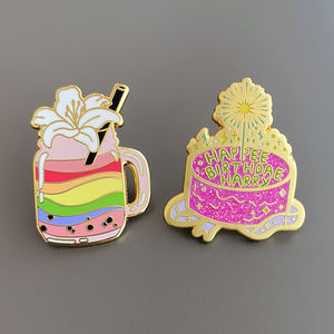 เข็มกลัดติดปกเสื้อสำหรับผู้หญิงผู้ชายกระเป๋าเป้สะพายหลังหมวกป้องกันและรับรู้มะเร็งหัวใจสีแดงสีชมพู - Product Image 6