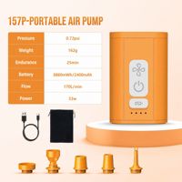 Pompe à air électrique rechargeable mini pour gonflage et dégonflage de bouées de natation et canapés gonflables