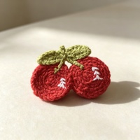 Nouvelles Écussons Brodés Gooday à Motifs Fruités pour Vêtements DIY - Accessoires de Mode Quatre Saisons Citron & Cerise Modèle GDX38