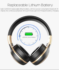 Auriculares estéreo HiFi Zealot <span class=keywords><strong>B20</strong></span>, auriculares inalámbricos supraaurales con súper bajos, manos libres con micrófono - Product Image 6