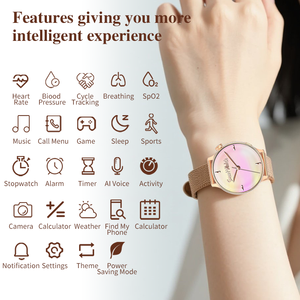 Reloj Inteligente YQT Económico para Hombre y Mujer, Reloj Deportivo, Reloj Inteligente Android de Moda, Monitor de Actividad Física para Hombre y Mujer - Product Image 1