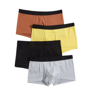 Sous-vêtements pour hommes en coton 100% à taille mi-haute, respirants, tricotés, blancs, confortables, écologiques, fournisseur en gros - Product Image 2