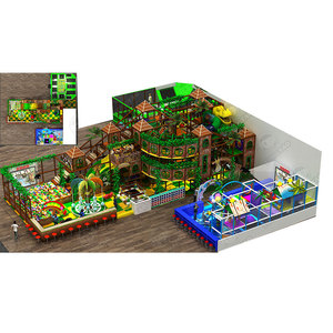 Forest Theme <b>Indoor</b> Playground Jungle Gym 26*8.6m 224sqm 2407sqft Roller <b>Slide</b> Ball Pit Adventure Obstacle School Residential - Product Image 1