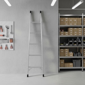 Scala Pieghevole Portatile in Lega di Alluminio, Capacità di Carico 300kg, <span class=keywords><strong>2</strong></span> Metri, 6 Gradini, per Uso Esterno e Magazzino - Product Image 1