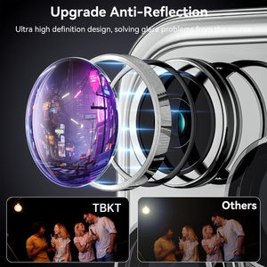 Protection d'objectif d'appareil photo HD ultra-mince personnalisée AR pour iPhone 17 16 15 Pro Max, film anti-explosion, anti-traces de doigts et anti-huile - Product Image 2