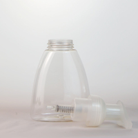 Bouteille en plastique PET de 250 ml avec pompe à mousse, impression sérigraphique pour shampoing, gel douche, savon liquide, emballage cosmétique - Marque HENGYI, modèle F-10